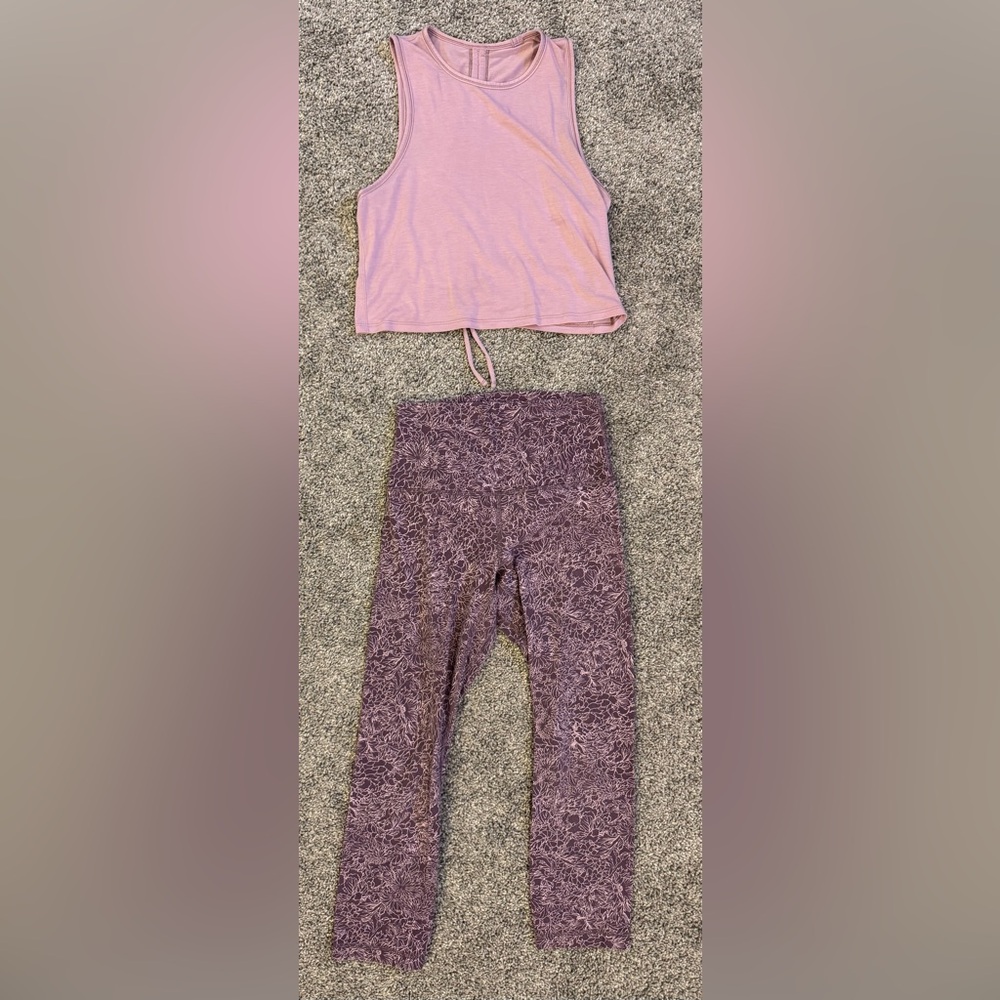 Lululemon Align Pant *Full Length 28" and Top Set
